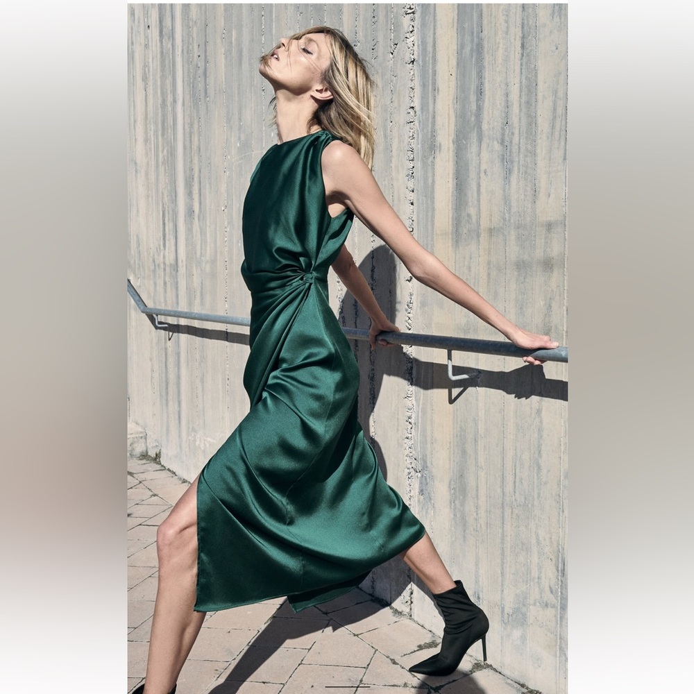 NWT Green Zara Dress